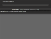 Tablet Screenshot of massageevy.com